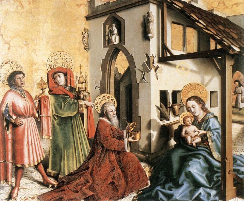 WITZ, Konrad Adoration of the Magi  hfy oil painting picture